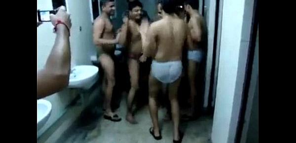  indian hostel boys nude bath together